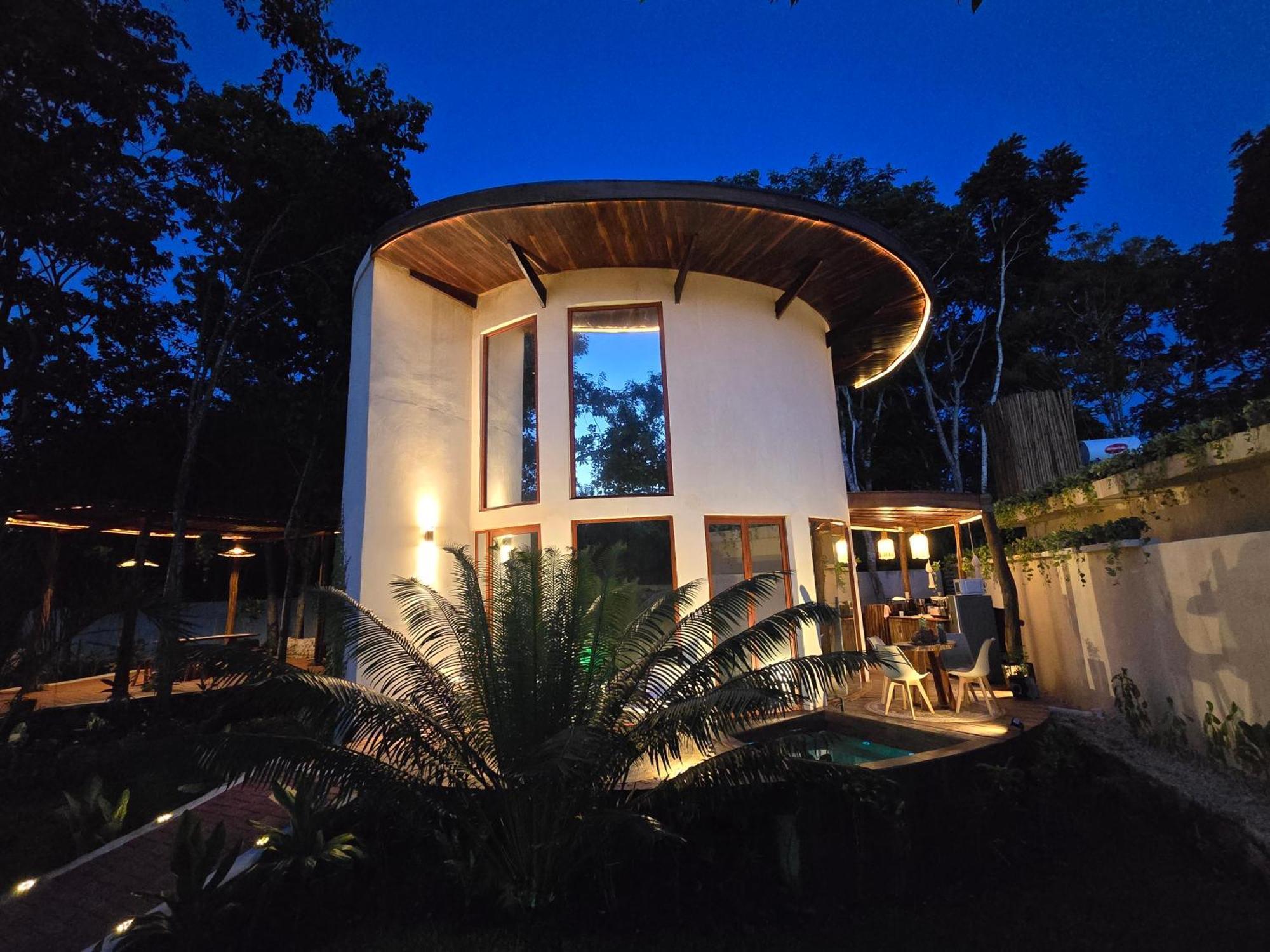 Buenavista  Villa Con Jacuzzi En Bacalar מראה חיצוני תמונה